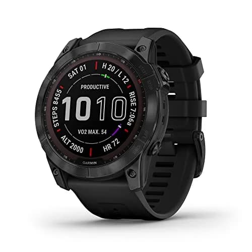 Garmin fenix 7X Solar Larger Adventure Smartwatch | Solar Charging GPS Outdoor Watch - main product image
