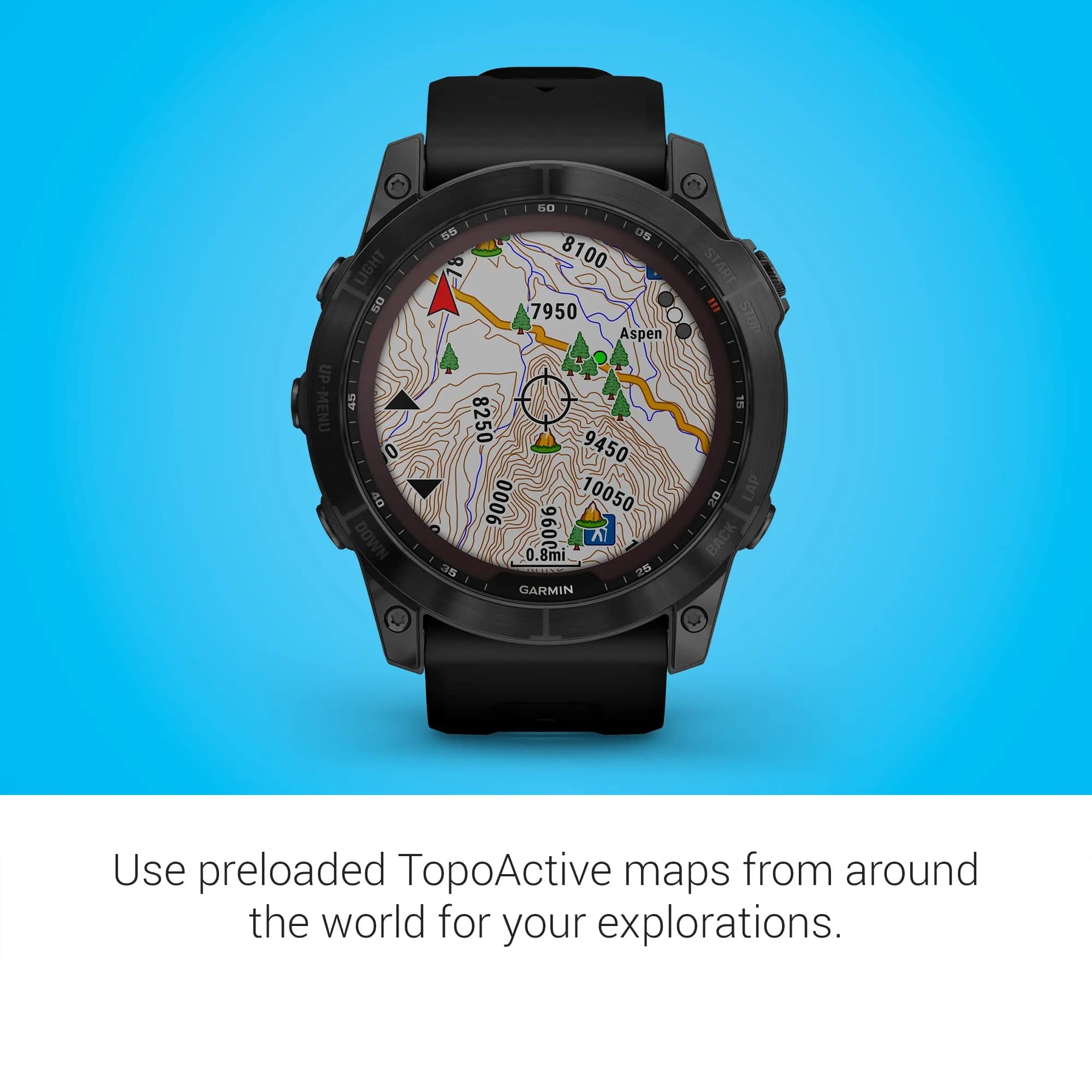 Garmin fenix 7X Solar Larger Adventure Smartwatch | Solar Charging GPS Outdoor Watch - view 5