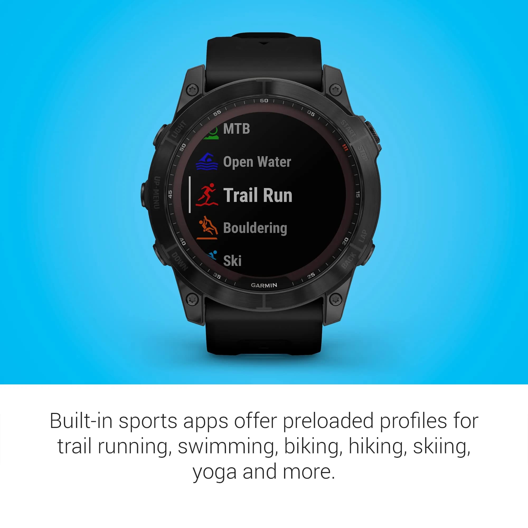 Garmin fenix 7X Solar Larger Adventure Smartwatch | Solar Charging GPS Outdoor Watch - view 6