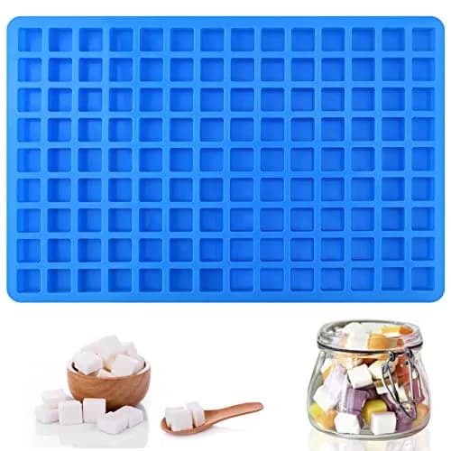 Sakolla 126 Cavity Square Candy Silicone Mold | Food-Grade, Reusable, Temperature Resistant thumbnail 1