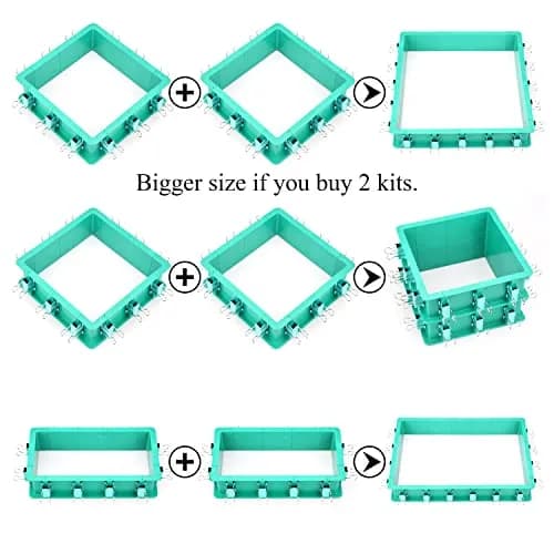 DecorRom Adjustable Mold Housing Kit for Silicone Mold Making | Reusable Craft Frame with Free Combination (70-120 chars) thumbnail 5