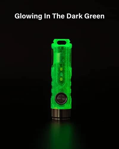 RovyVon Aurora A5 Mini Rechargeable Keychain Flashlight 650 Lumens | Glow-in-Dark Housing & USB-C Fast Charge thumbnail 5