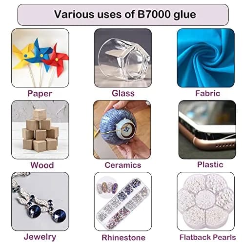 FITTDYHE B7000 Craft Glue Adhesive 50ml (1.69 fl oz) | Strong, Waterproof, Multi-Purpose for Jewelry, Phone Repair, Crafts thumbnail 5