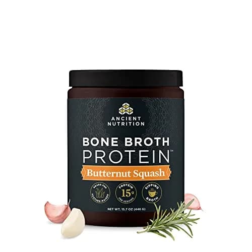 Ancient Nutrition Butternut Squash Bone Broth Protein Powder | 15 Servings thumbnail 1