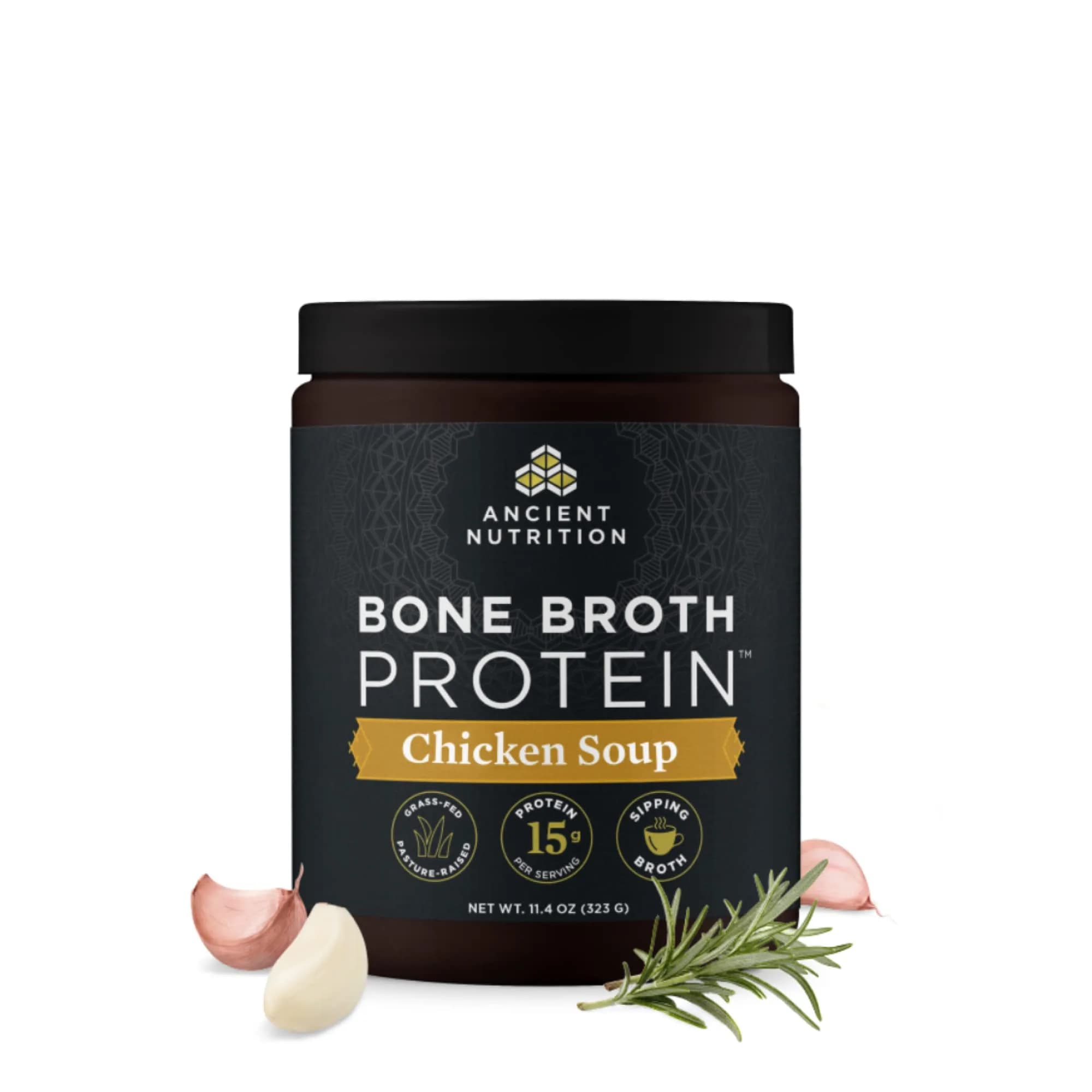 Ancient Nutrition Chicken Soup Bone Broth Protein Powder - 20 Servings - main product image