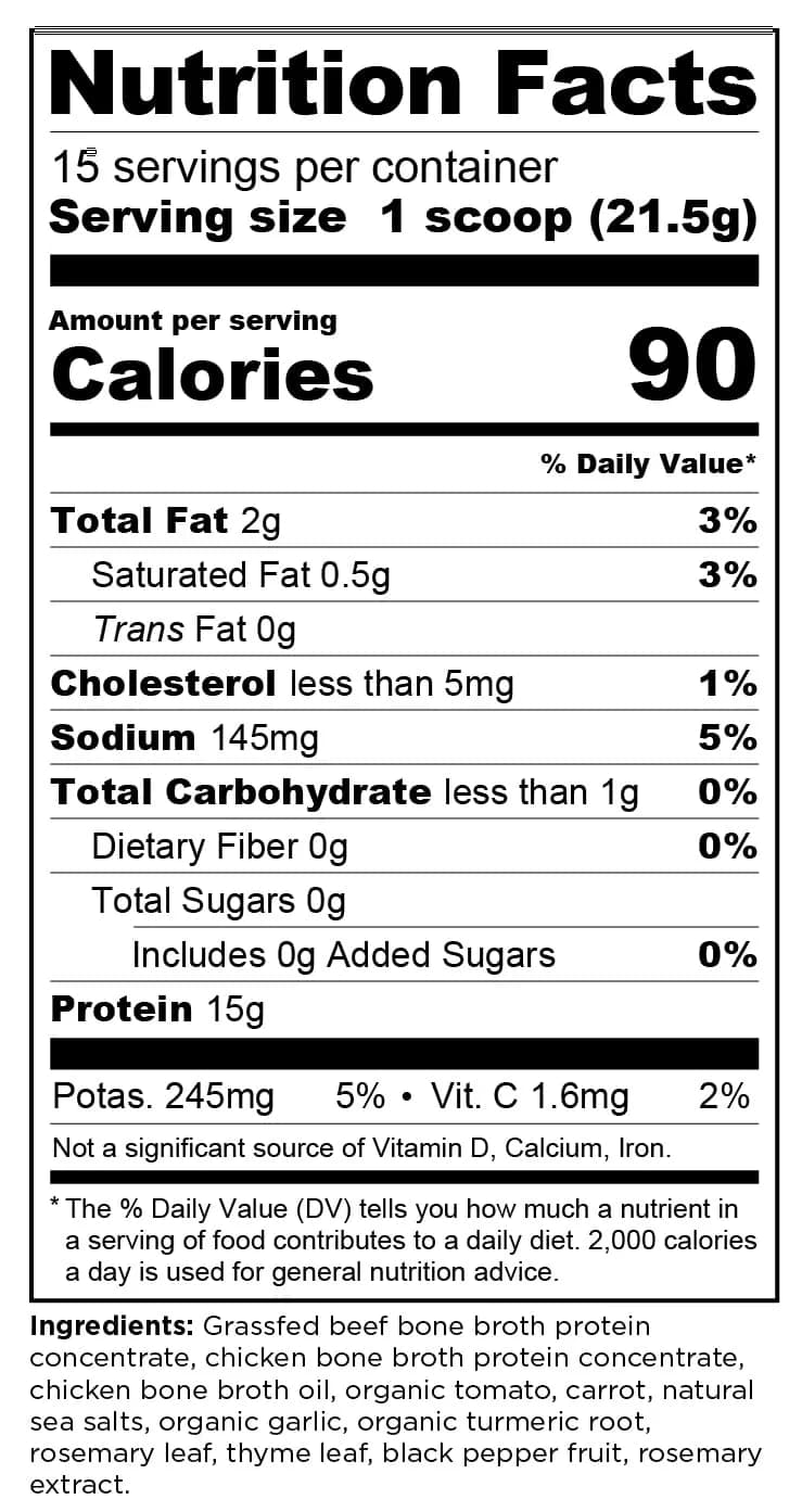 Ancient Nutrition Chicken Soup Bone Broth Protein Powder - 20 Servings - view 2
