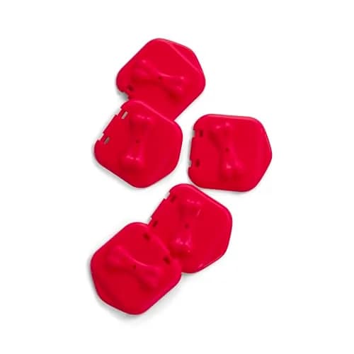 Outward Hound Nina Ottosson Extra Doors for Dog Brick Interactive Dog Puzzle - 5 Pack, Red | Replacement Parts for Dog Enrichment Toys thumbnail 1