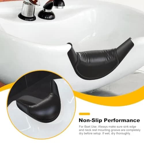 AISEELY Salon Shampoo Bowl Neck Rest Cushion with Silicone Gel Pad & Soft Foam Interior | Ergonomic Comfort for Hair Washing thumbnail 5