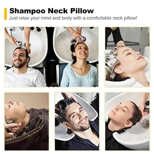 AISEELY Salon Shampoo Bowl Neck Rest Cushion with Silicone Gel Pad & Soft Foam Interior | Ergonomic Comfort for Hair Washing thumbnail 6