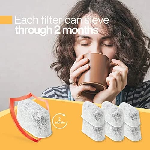 BRENSTEN 24-Pack Replacement Charcoal Water Filters | 105mm x 32mm x 110mm thumbnail 4