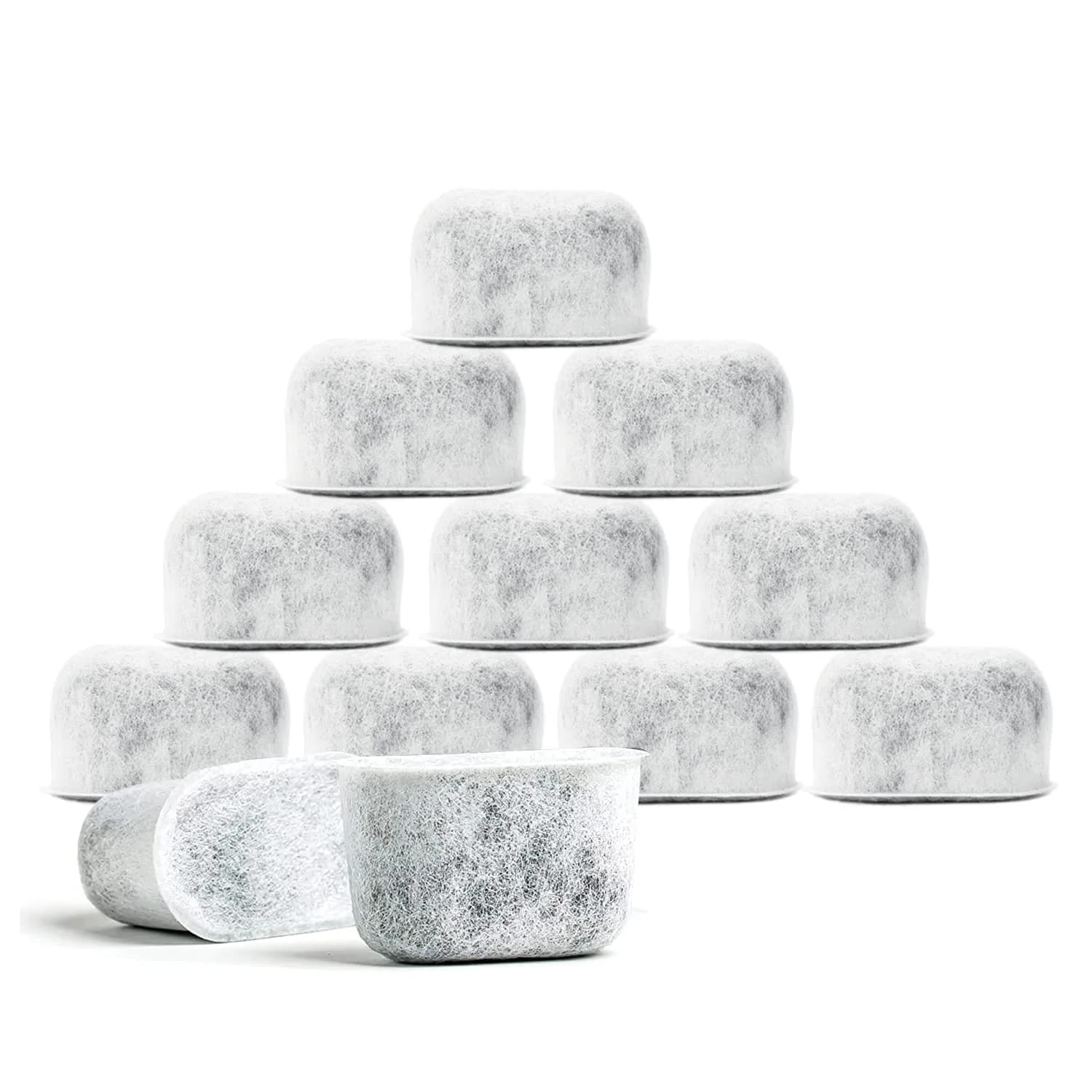 BRENSTEN 12-Pack Replacement Charcoal Water Filters for Breville & Keurig Coffee Makers | 12 Filters - main product image