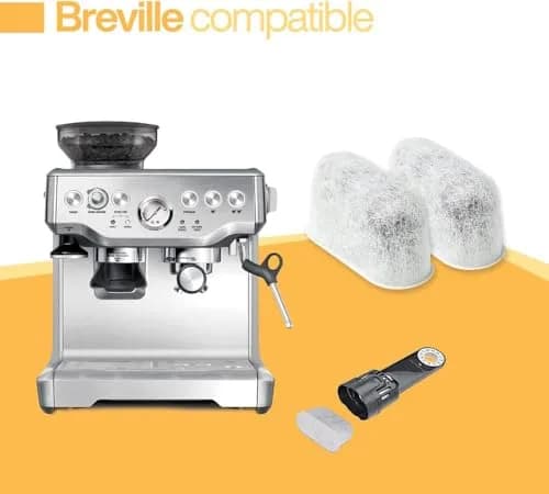 BRENSTEN 12-Pack Replacement Charcoal Water Filters for Breville & Keurig Coffee Makers | 12 Filters thumbnail 3