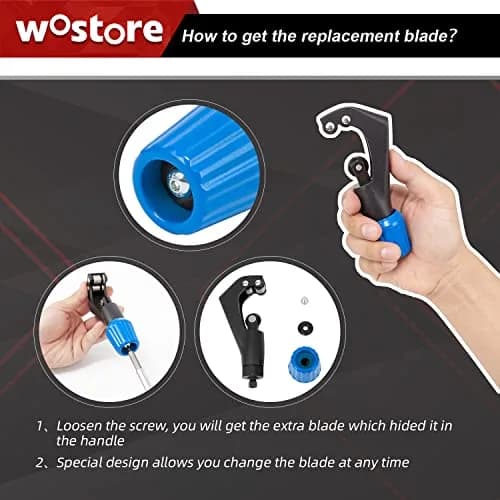 Wostore Eccentric Flaring Kit, 7 Dies 3/16-3/4" 45° Heavy Duty HVAC | Precise Flare Tool for Copper & Steel thumbnail 6