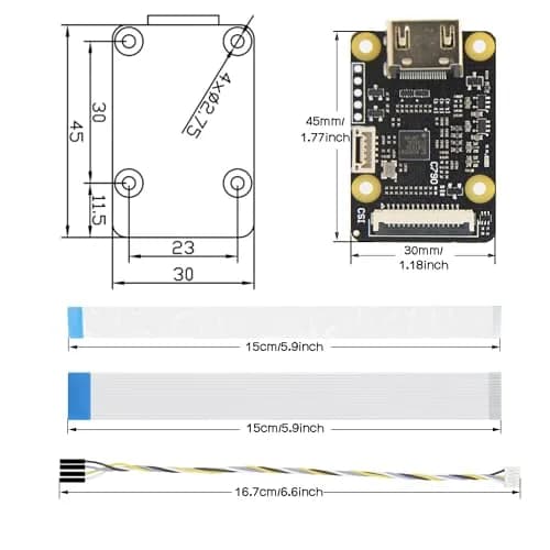 Geekworm C790 CSI-2 Video Capture Module for Raspberry Pi 5/4B/3B+/3B/Zero/W/2W/CM4 | 1080p60 Video & Audio Input thumbnail 5
