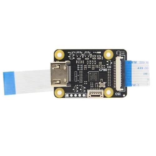 Geekworm C790 CSI-2 Video Capture Module for Raspberry Pi 5/4B/3B+/3B/Zero/W/2W/CM4 | 1080p60 Video & Audio Input thumbnail 1