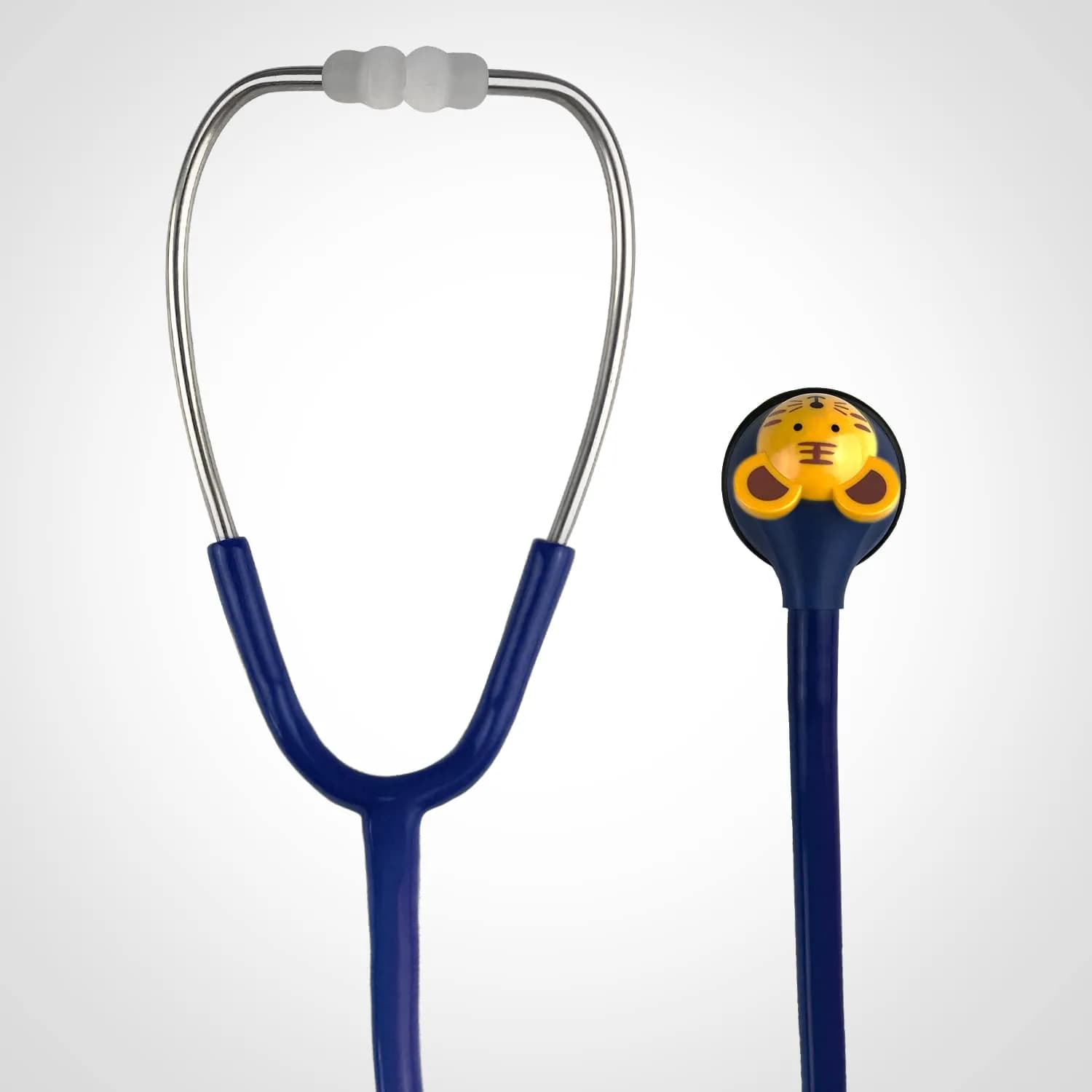 SCIAN Working Stethoscope with 5 Interchangeable Cartoon Heads, Professional Quality for Doctors & Nurses, Dark Blue | Dual-Head Acoustic Auscultation - view 6