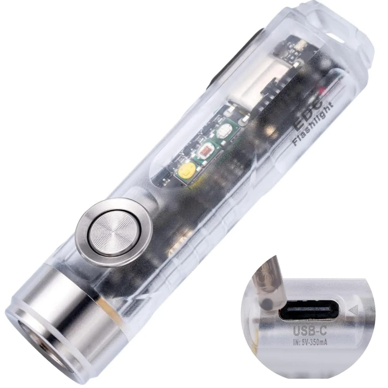 RovyVon Aurora A8 4th Keychain Flashlight 650Lm | Rechargeable EDC Compact Light with Sidelights - main product image