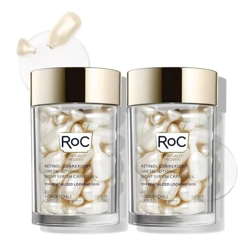 RoC Retinol Correxion Night Serum Capsules 80 CT | Anti-Aging & Wrinkle Reduction thumbnail 1