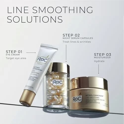 RoC Retinol Correxion Night Serum Capsules 80 CT | Anti-Aging & Wrinkle Reduction thumbnail 9