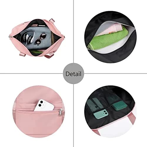 NPBAG Women Travel Duffel Large Expandable Weekender Carry-on Tote, Gym Overnight Bag, Mommy Hospital Bag for Labor and Delivery | Water-Resistant thumbnail 5
