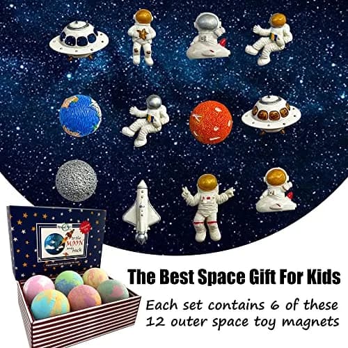 Mineral Me California Galaxy Bath Bombs for Kids 6 Count | Organic Bubble Bath Surprise thumbnail 4