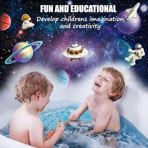 Mineral Me California Galaxy Bath Bombs for Kids 6 Count | Organic Bubble Bath Surprise thumbnail 3