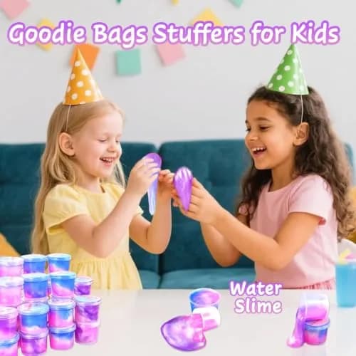 HOOLYUK Unicorn Slime Kit 36 Pack | Non-Sticky & Stretchy Galaxy Slime for Kids thumbnail 4