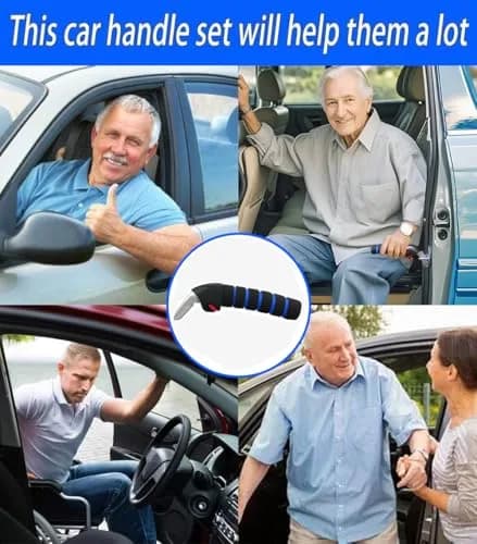KOUNATSURI Blue Car Door Assist Handle | Supports 181 kg (400 lbs) for Easier Entry thumbnail 7