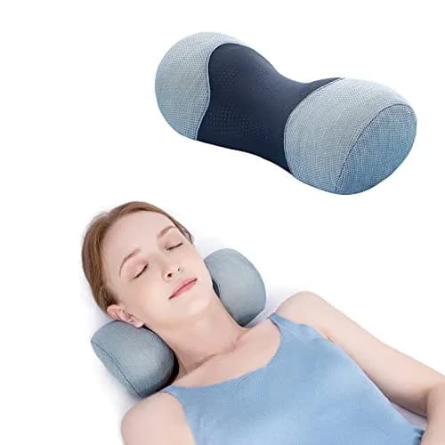 Bespilow Small Neck Roll Pillow for Sleeping | Pain Relief Cervical Memory Foam Support thumbnail 1