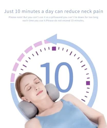 Bespilow Small Neck Roll Pillow for Sleeping | Pain Relief Cervical Memory Foam Support thumbnail 5