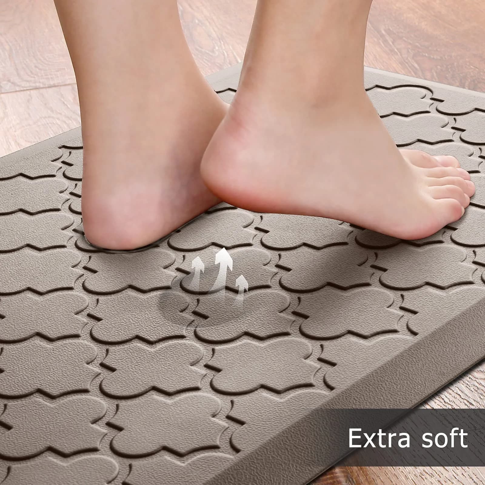 SoftDuo Anti-Fatigue Kitchen Mat Set 43.9cm x 61cm & 43.9cm x 120cm | Cushioned Comfort for Indian Kitchens - view 3