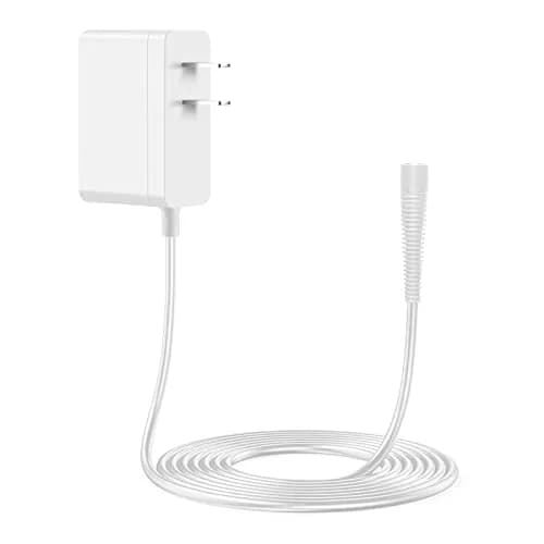 Lnauy 12V Power Cord for Braun Epilators - 1.5m (5ft) White | Compatible with Silk-épil 5, 7, 9, FaceSpa Pro thumbnail 1