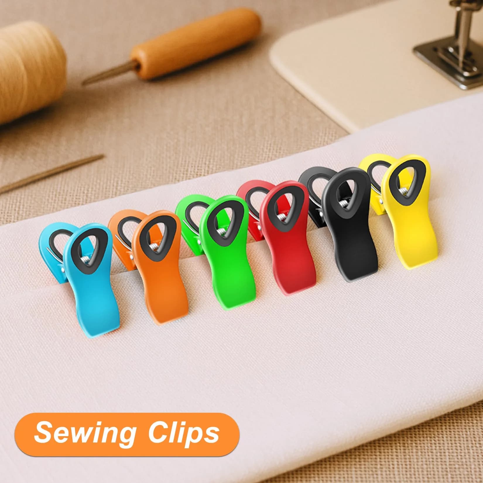 Jetmore 12 Pack Chip Clips Bag Clips, Magnetic Bag Clip for Food Storage Heavy Duty, Plastic Food Clip for Chips, Snack, Kitchen, Refrigerator - view 7