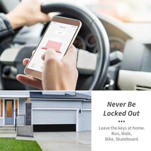 Dioche Smart Garage Door Opener Controller with Tuya Smart Life App Control & Voice Commands | 100-240V thumbnail 4