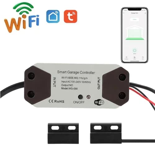 Dioche Smart Garage Door Opener Controller with Tuya Smart Life App Control & Voice Commands | 100-240V thumbnail 7