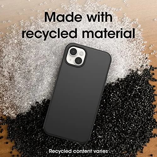 OtterBox iPhone 14 Plus Symmetry Series+ Case - BLACK, ultra-sleek, snaps to MagSafe, raised edges protect camera & screen thumbnail 6