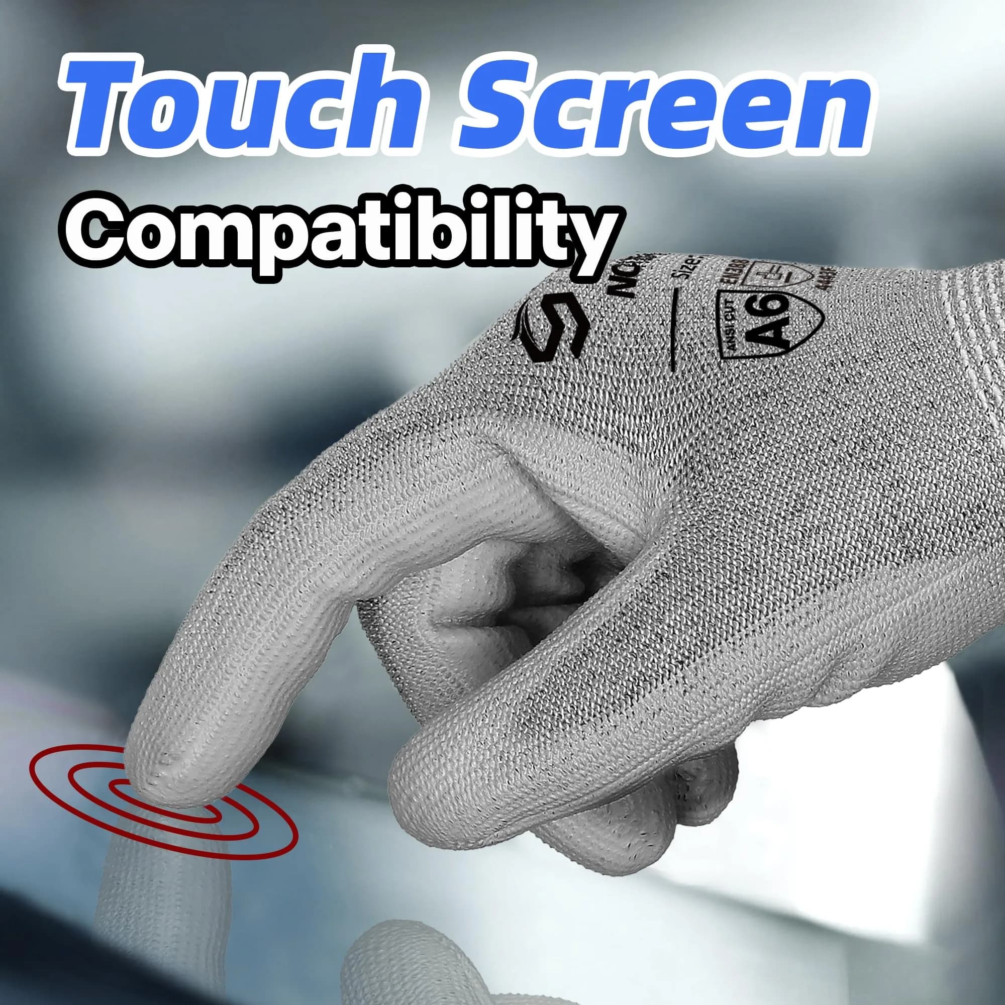 Schwer AR7120 Cut Resistant Work Gloves XL | ANSI A7 Cut Level, 3 Pairs - view 3