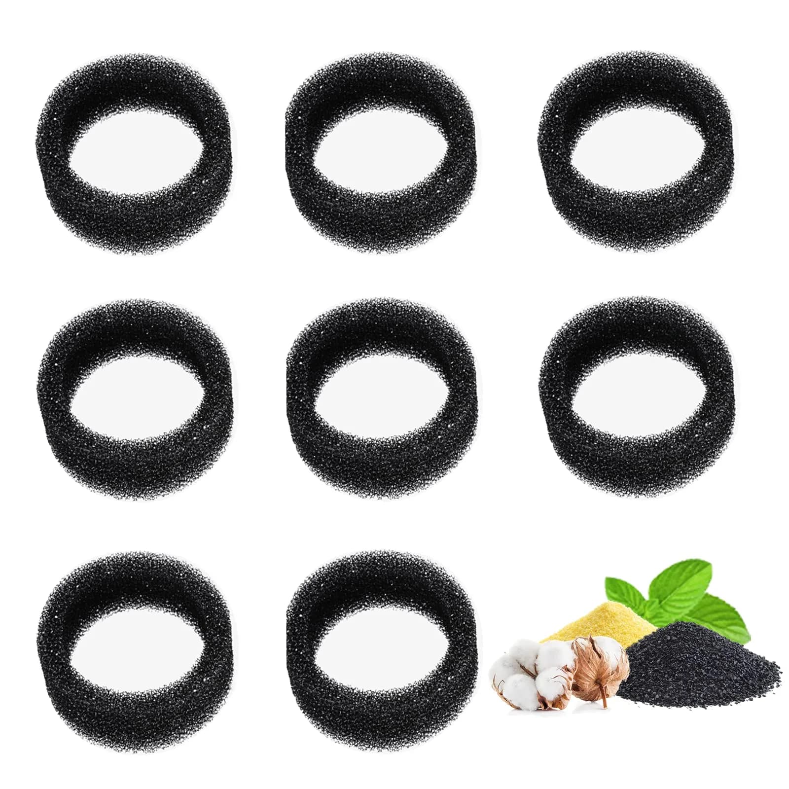 OYES Cat Water Fountain Filters Sponge 8 Pack | Protects Pump & Ensures Clean Water - main product image
