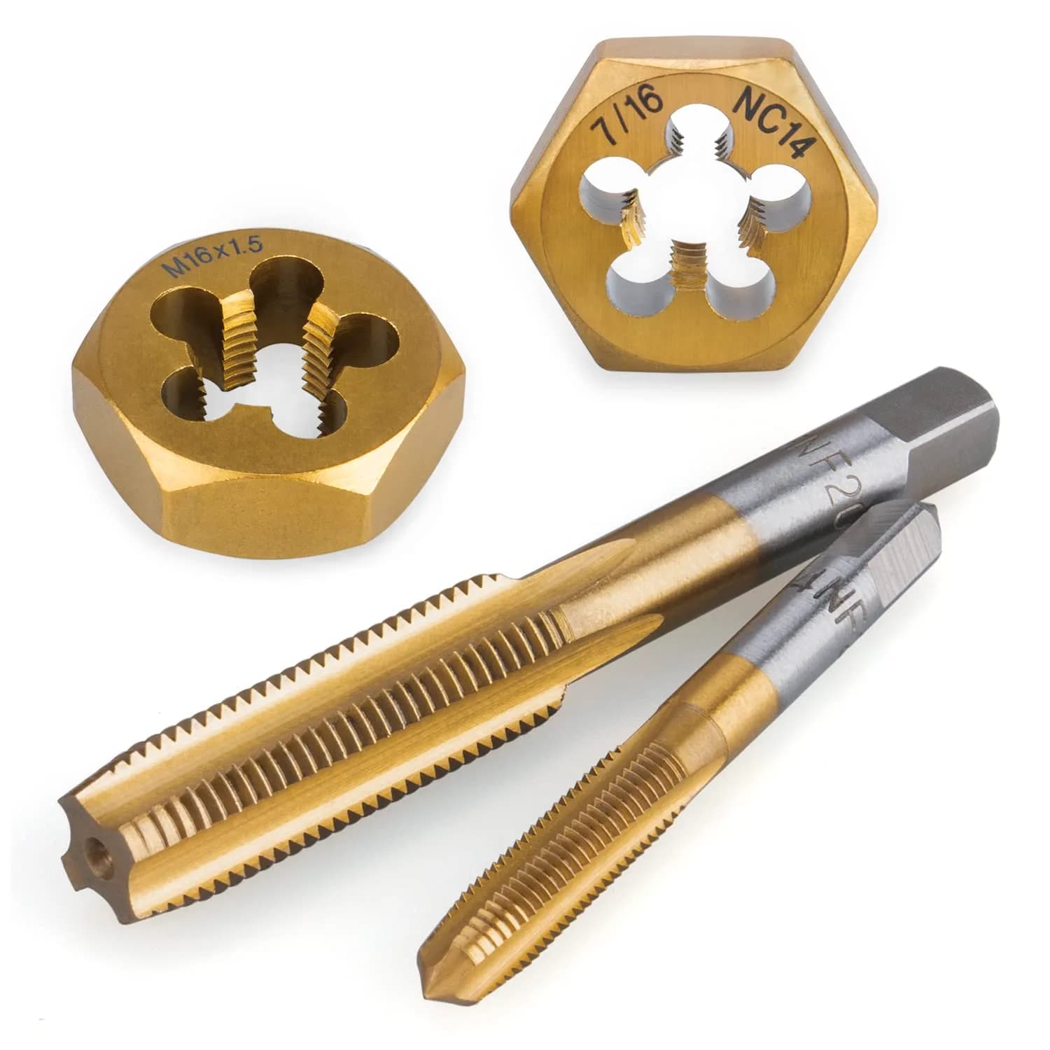 EFFICERE 86-Piece Master Tap and Hex Die Set | 3mm-16mm (M3-M16) & #4-5/8" SAE - view 3