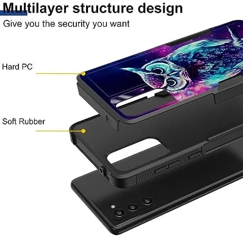 KJFHDJFDH Galaxy S20 FE 5G Case Dual Layer Shockproof 6.5 Inch | Rugged Heavy Duty Protection thumbnail 2