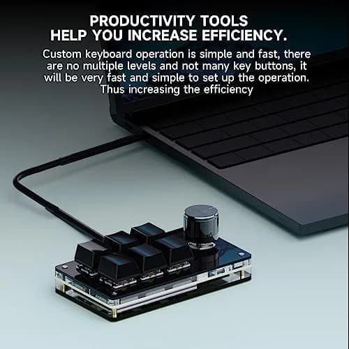 SIKAI CASE Programmable Macro Keyboard 6 Keys with Knob | Hot-Swappable Mechanical Switches thumbnail 5