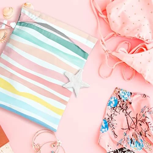 zcyxuuw Waterproof Wet Bag 26x32cm | Reusable Travel & Diaper Organizer with Handle thumbnail 5