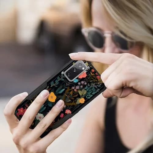 KJFHDJFDH Galaxy S20 FE 2022 Case | Dual Layer Shockproof Floral Design thumbnail 7