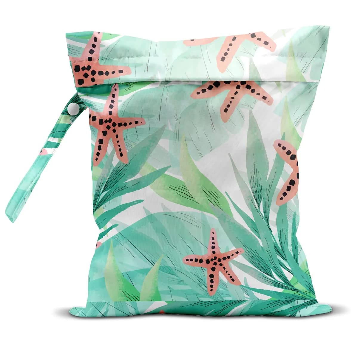 zcyxuuw Wet Bag Waterproof Reusable Beach & Travel Bag 26 x 32 CM | Multi-Purpose, Durable, Ocean Decor — starfish-14