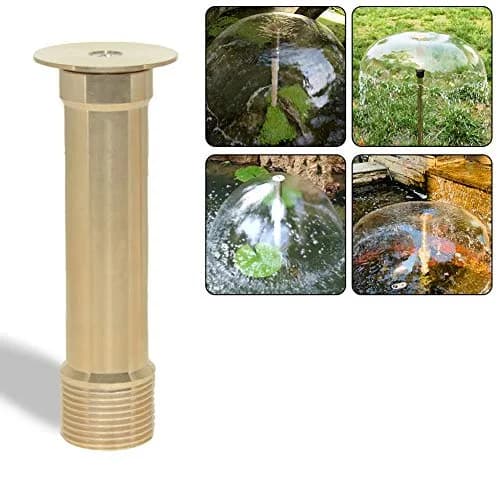 Hooshing Brass Bell Fountain Nozzle Spray Head 1/2" DN15 & 3/4" DN20 | Water Bell Pattern thumbnail 1