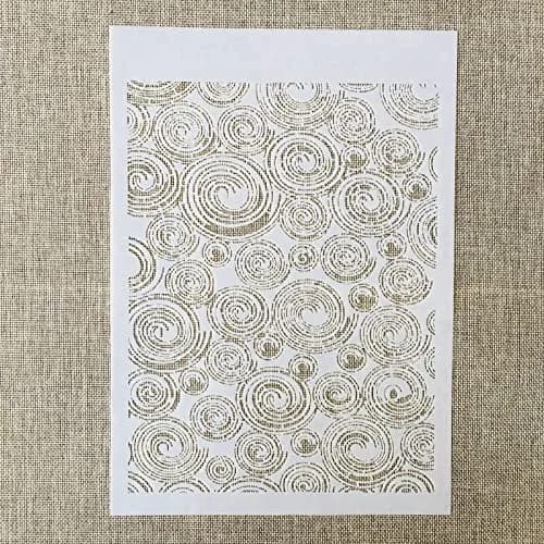 TIAMECH 6 Pcs A4 Reusable Geometric Texture Stencils for Painting | Abstract Geometry Patterns, Easy to Clean, Eco-Friendly thumbnail 4