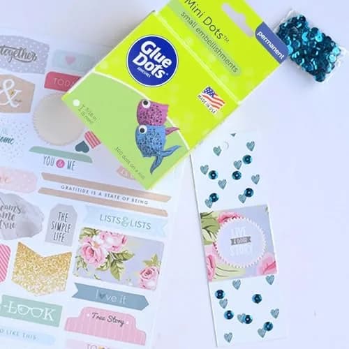 Glue Dots Mini Dots 3/16 inch | Strong Double-Sided Adhesive for Crafts & DIY Projects thumbnail 6