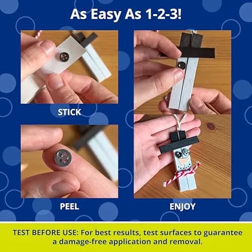 Glue Dots Mini Dots 3/16 inch | Strong Double-Sided Adhesive for Crafts & DIY Projects thumbnail 3