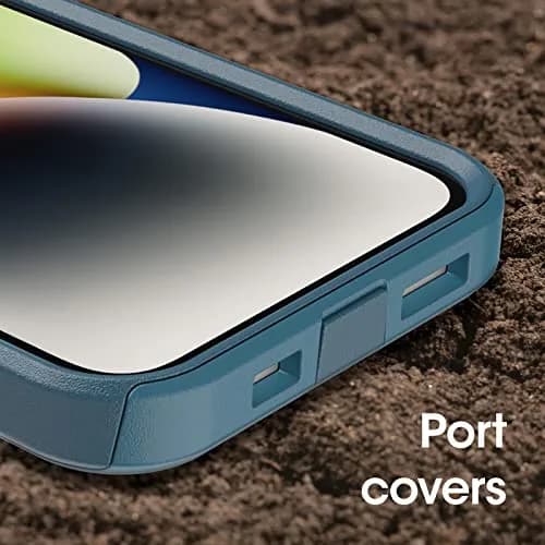 OtterBox Commuter Series Case for iPhone 14 & 13 - DONT BE BLUE (Blue), 153mm x 79mm x 14mm | Slim, Tough, Pocket-Friendly Protection thumbnail 5