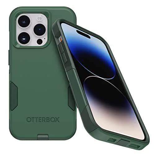 OtterBox Commuter Series Case for iPhone 14 Pro - Green | Slim & Tough, Antimicrobial, Port Protection thumbnail 1